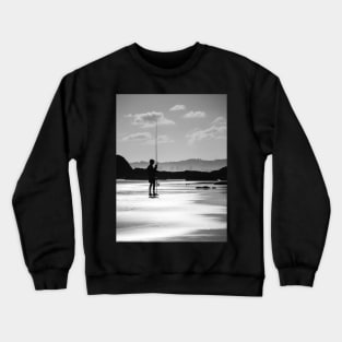 Fisherman at Byron Bay Crewneck Sweatshirt